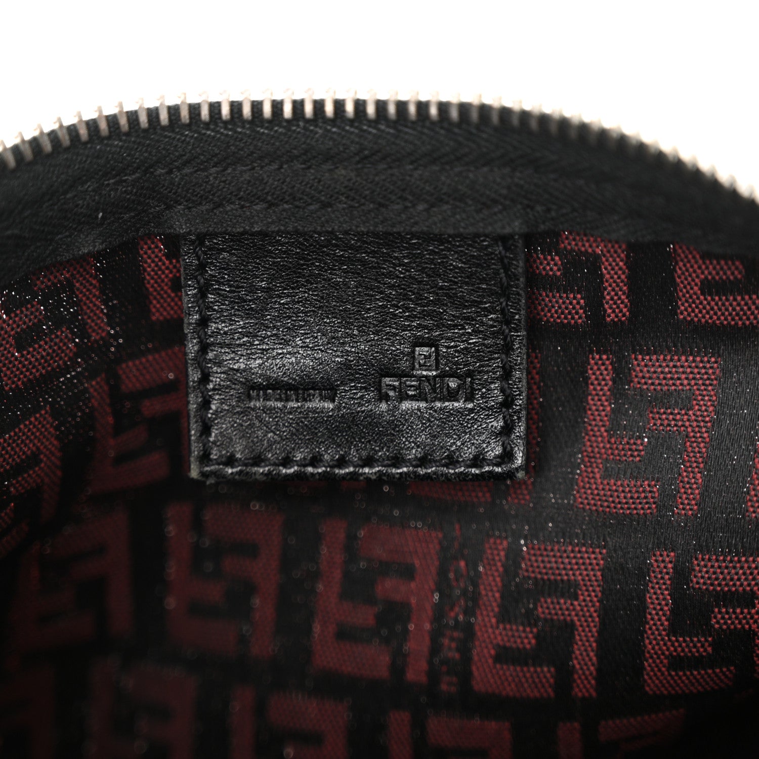 Fendi Zucchino Mini Pochette Red 6 of 11