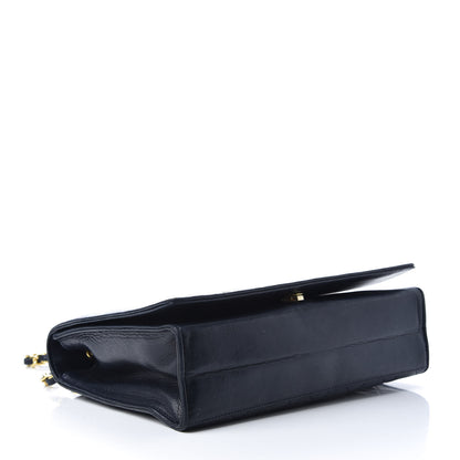Chanel Lambskin Quilted Small Single Flap Navy 4 of 10