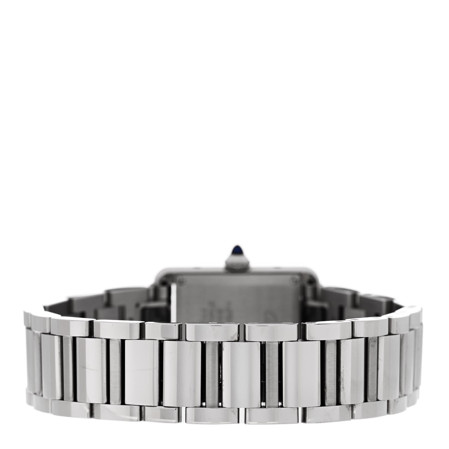 Cartier Stainless Steel 22mm Tank Must Quartz Watch 3 of 5
