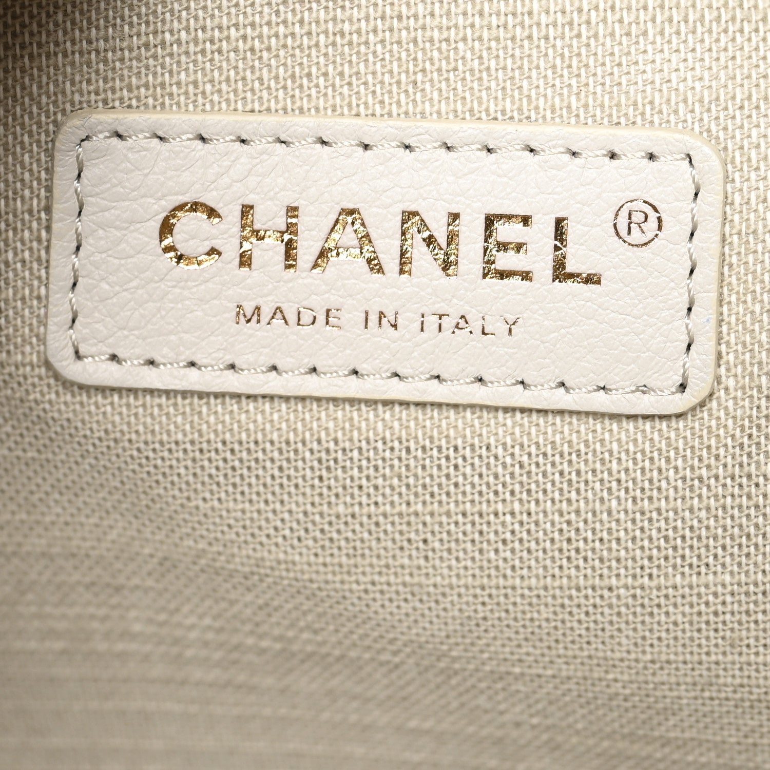 Chanel Denim Small Deauville Tote Dark Blue White 7 of 11