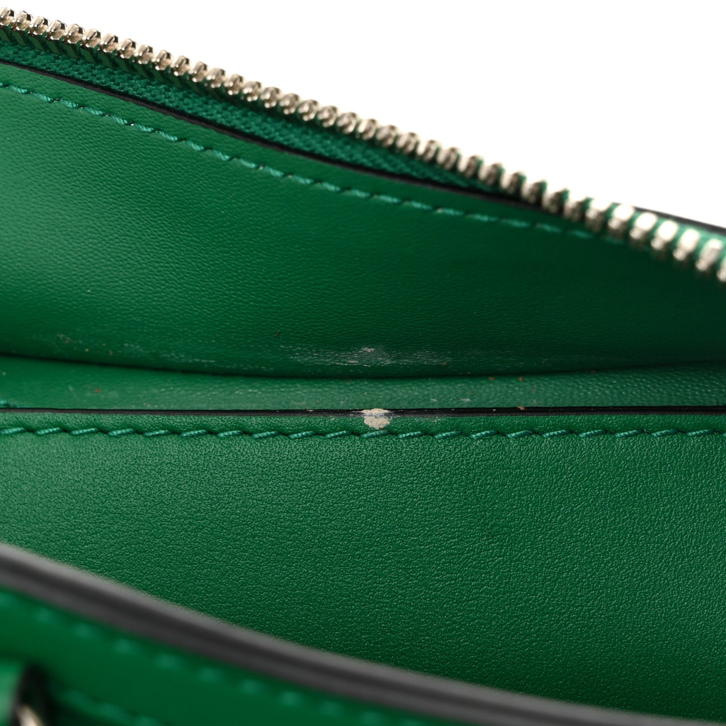 Smooth Calfskin Neo Classic Silver Hardware Mini City Grass Green