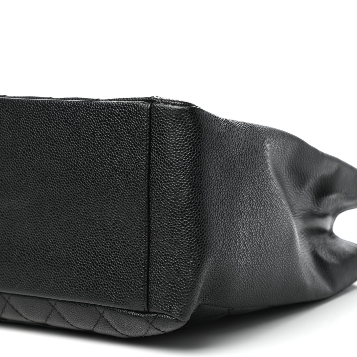 Caviar Quilted Grand Shopping Tote GST Black