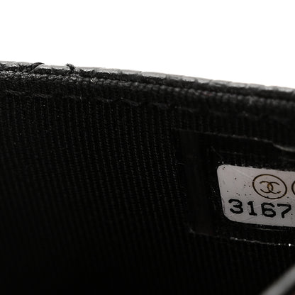Chanel Caviar Quilted Flap Card Holder Wallet Black 8 of 9