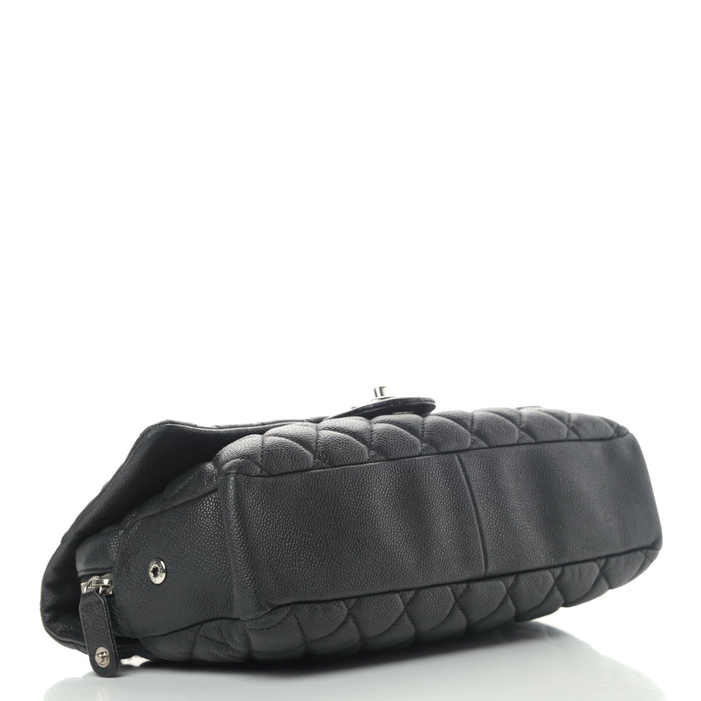 Caviar Quilted Jumbo Easy Flap Black