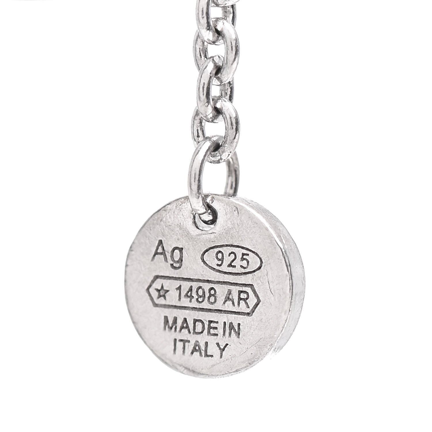 Bulgari Sterling Silver Black Ceramic Save the Children Bracelet 4 of 4