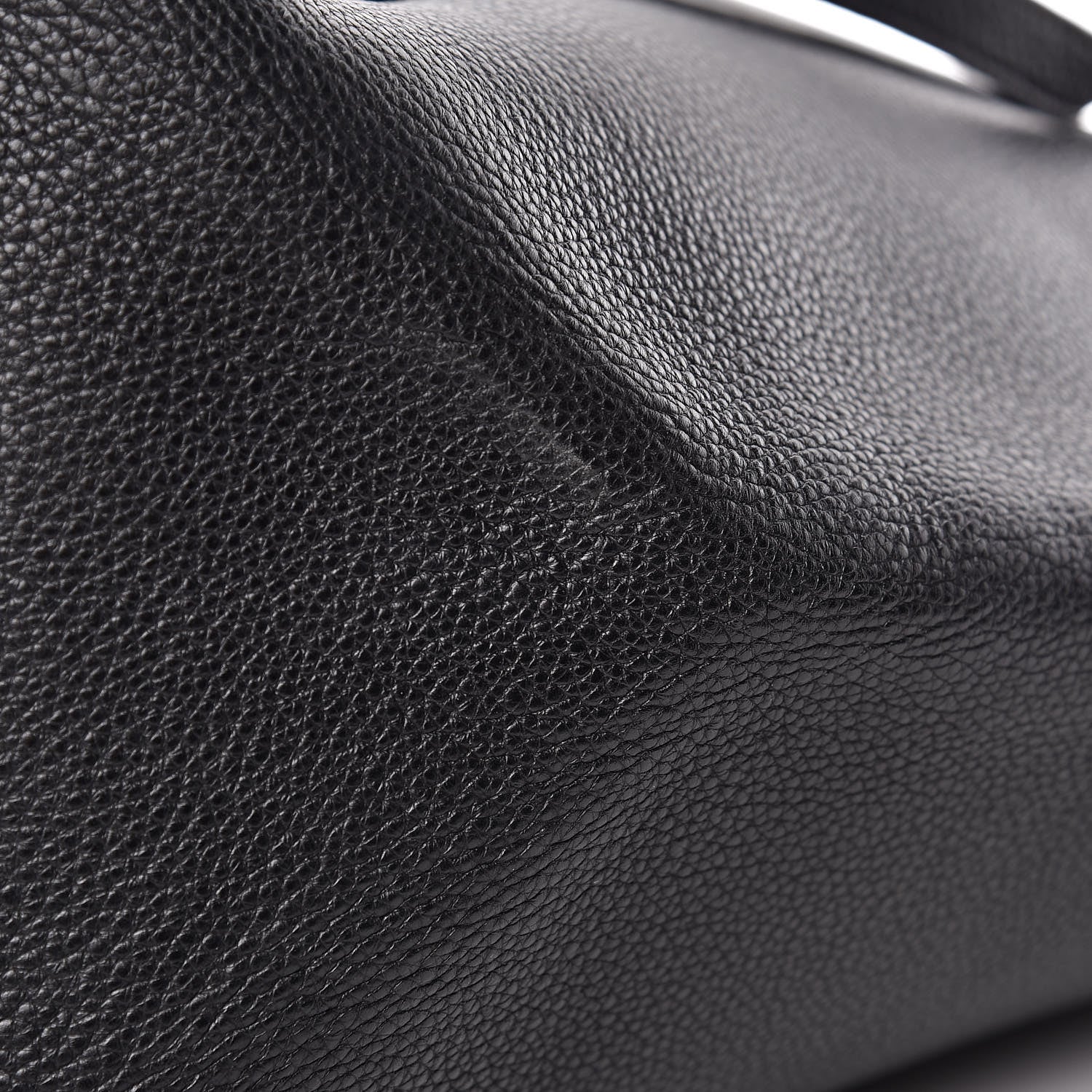 Celine Soft Grained Calfskin Medium Belt Cabas Phantom Black 10 of 10