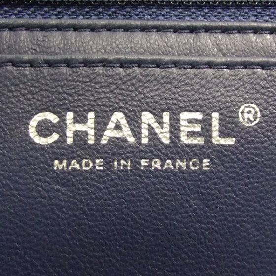 Chanel Caviar JUMBO Classic Flap Blue 7 of 10