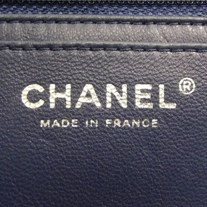 Chanel Caviar JUMBO Classic Flap Blue 7 of 10