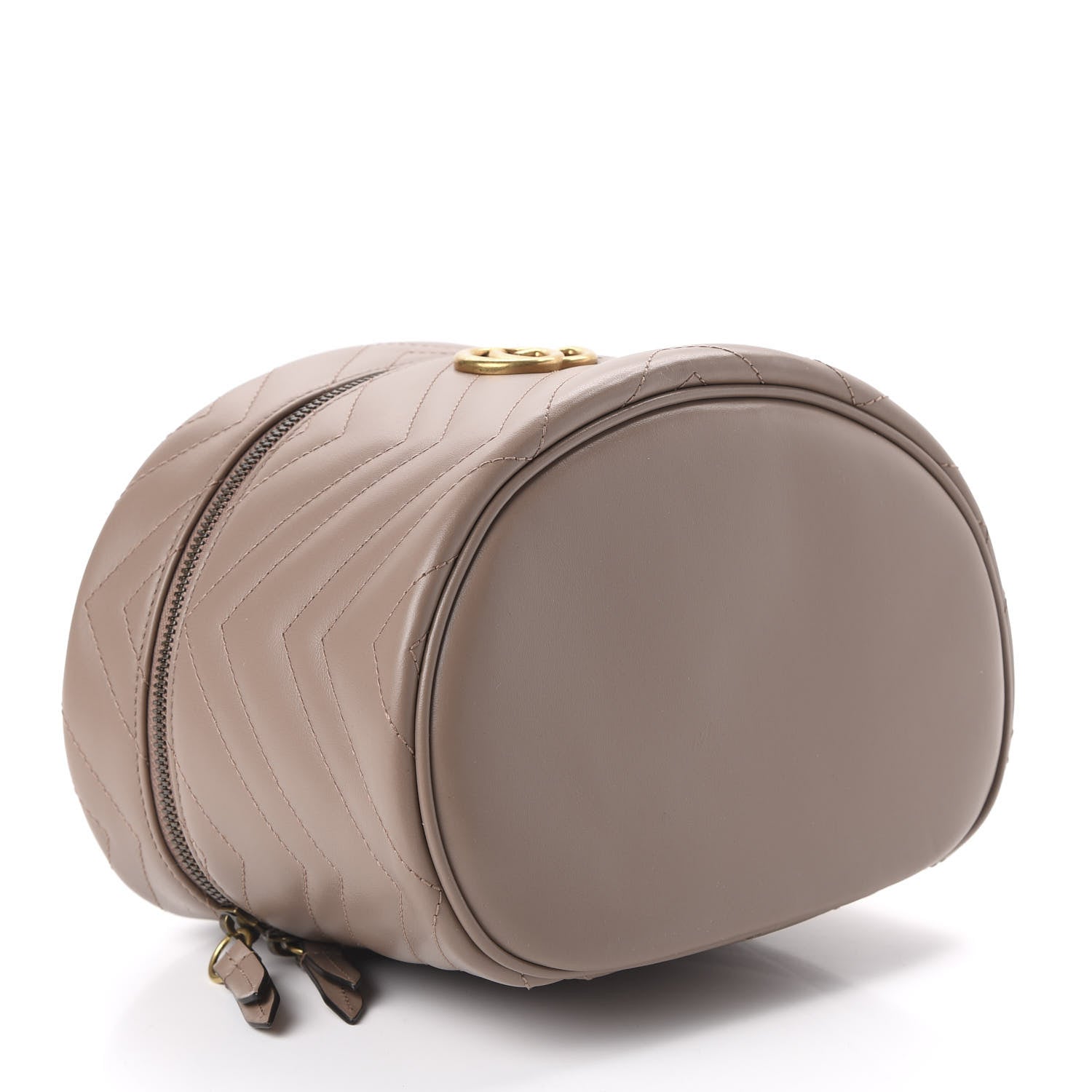 Gucci Calfskin Matelasse GG Marmont Vanity Cosmetic Case Porcelain Rose 4 of 10