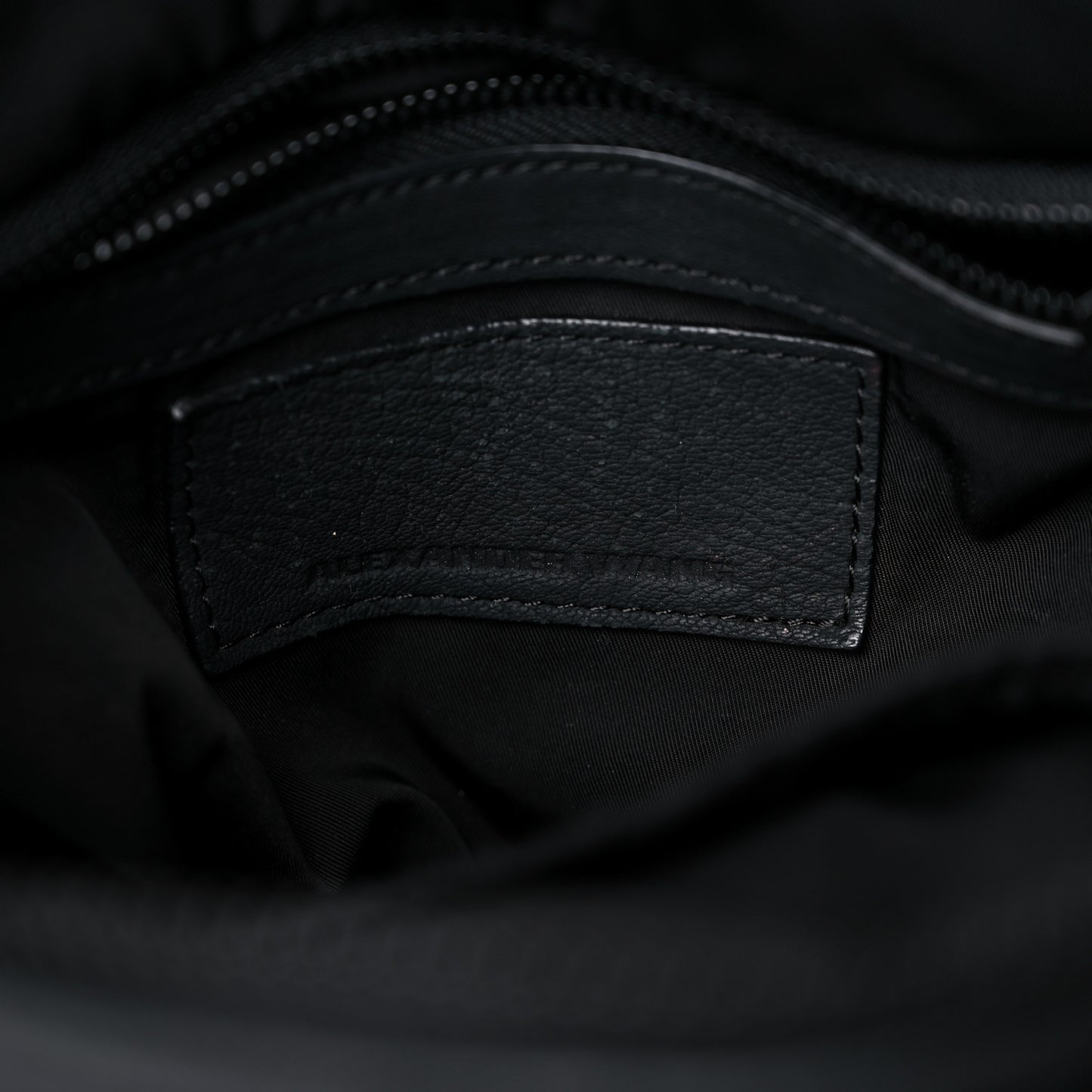 Pebbled Lambskin Rocco Matte Black Iridescent Hardware