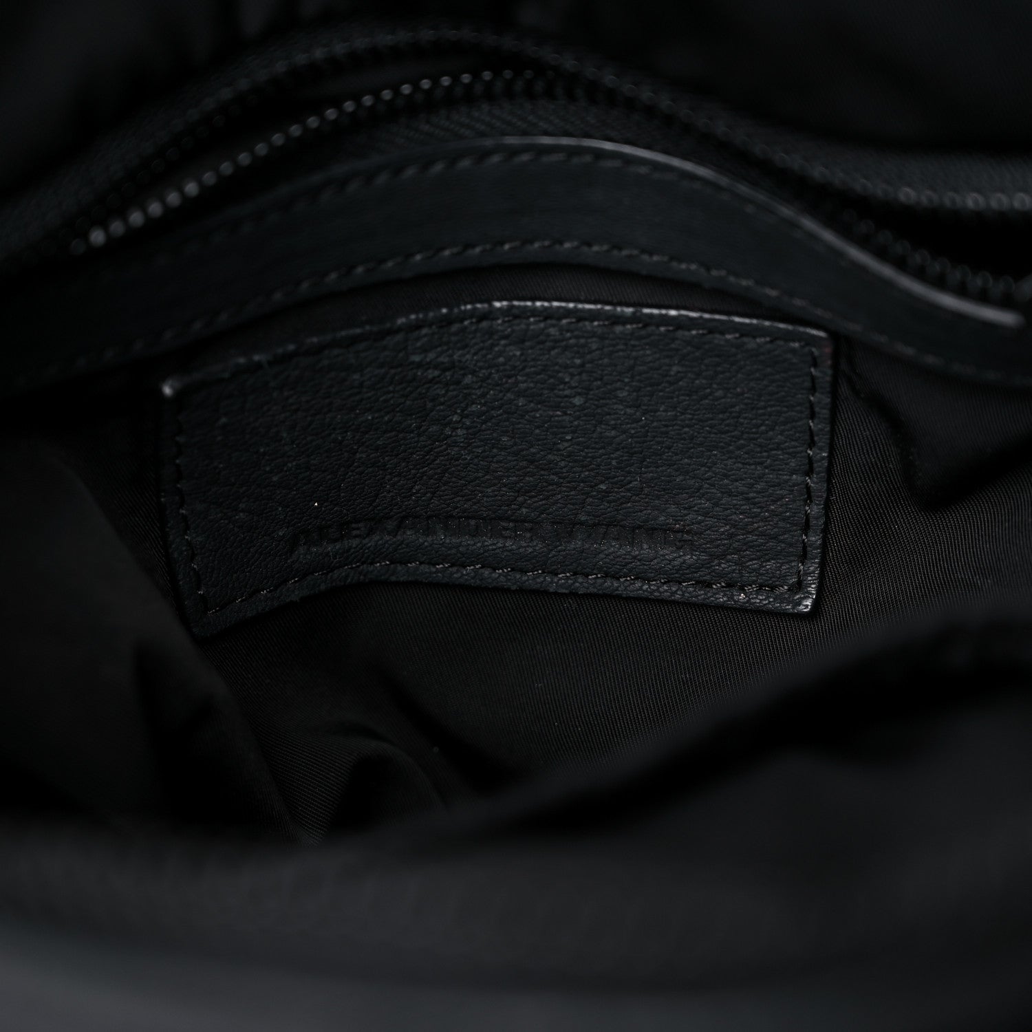 Alexander Wang Pebbled Lambskin Rocco Matte Black Iridescent Hardware 6 of 13