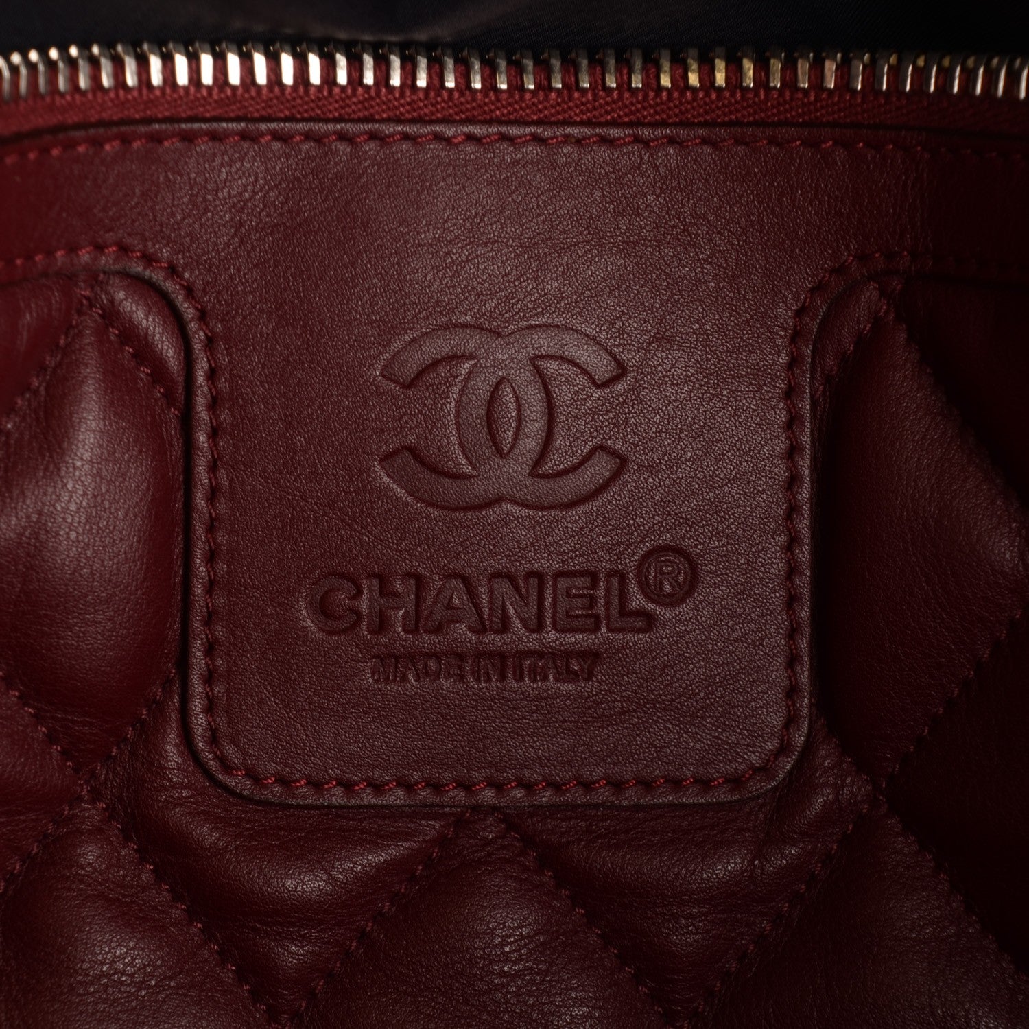 Chanel Lambskin Quilted Extra Large Coco Cocoon Reversible Tote Black 13 of 15