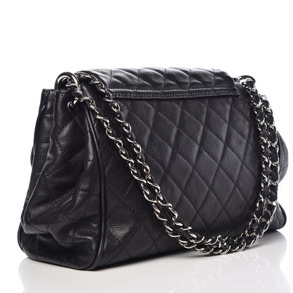 Chanel Caviar Quilted Timeless Accordion Flap Black 3 of 13
