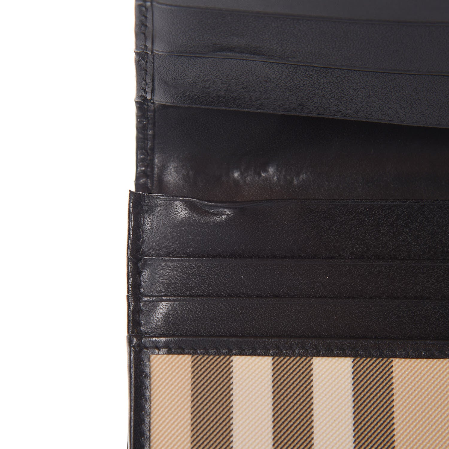 Burberry House Check Continental Wallet Black 9 of 13
