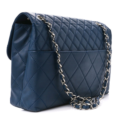 Chanel Calfskin Quilted In the Business Flap Dark Navy Blue 2 of 11