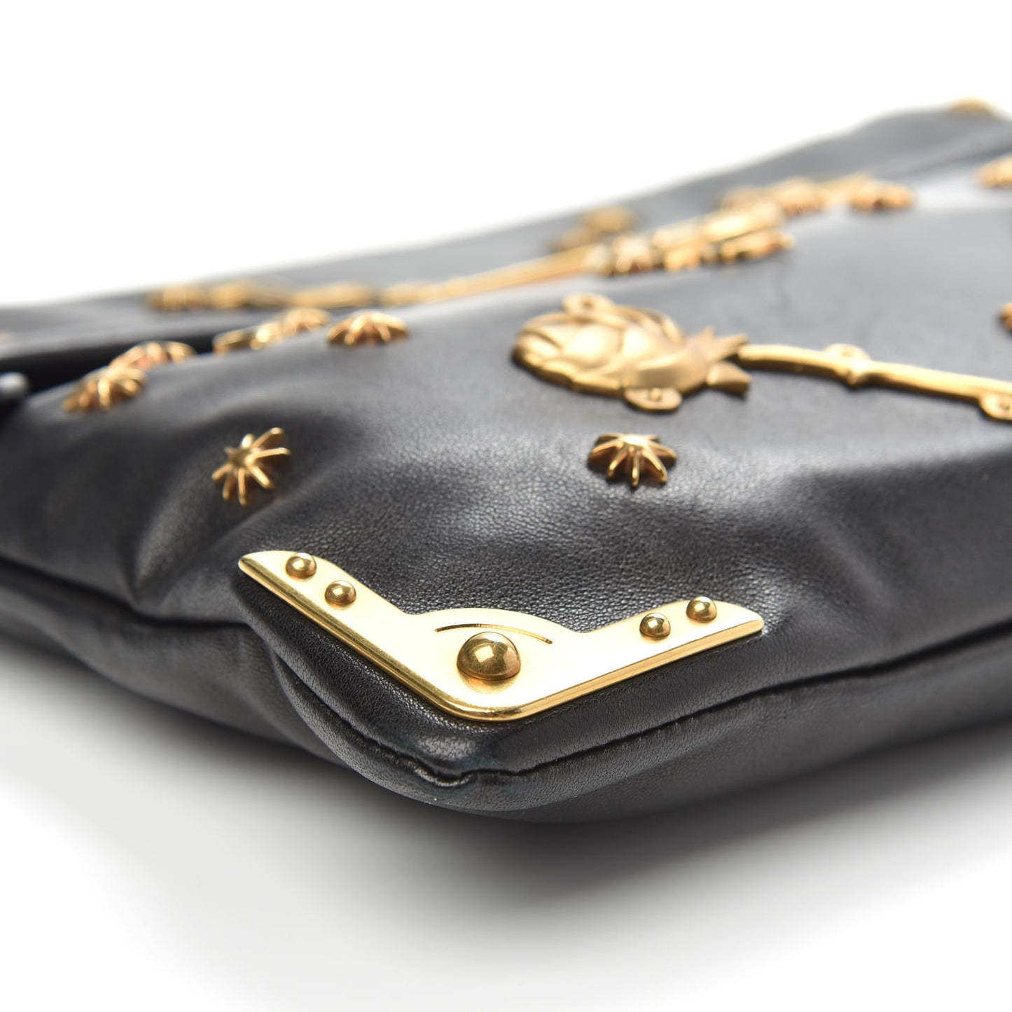 City Calf Cahier Astrology Pouch Black