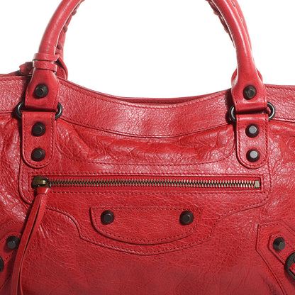 Balenciaga Agneau Classic Hardware First Rouge Coquelicot 12 of 13