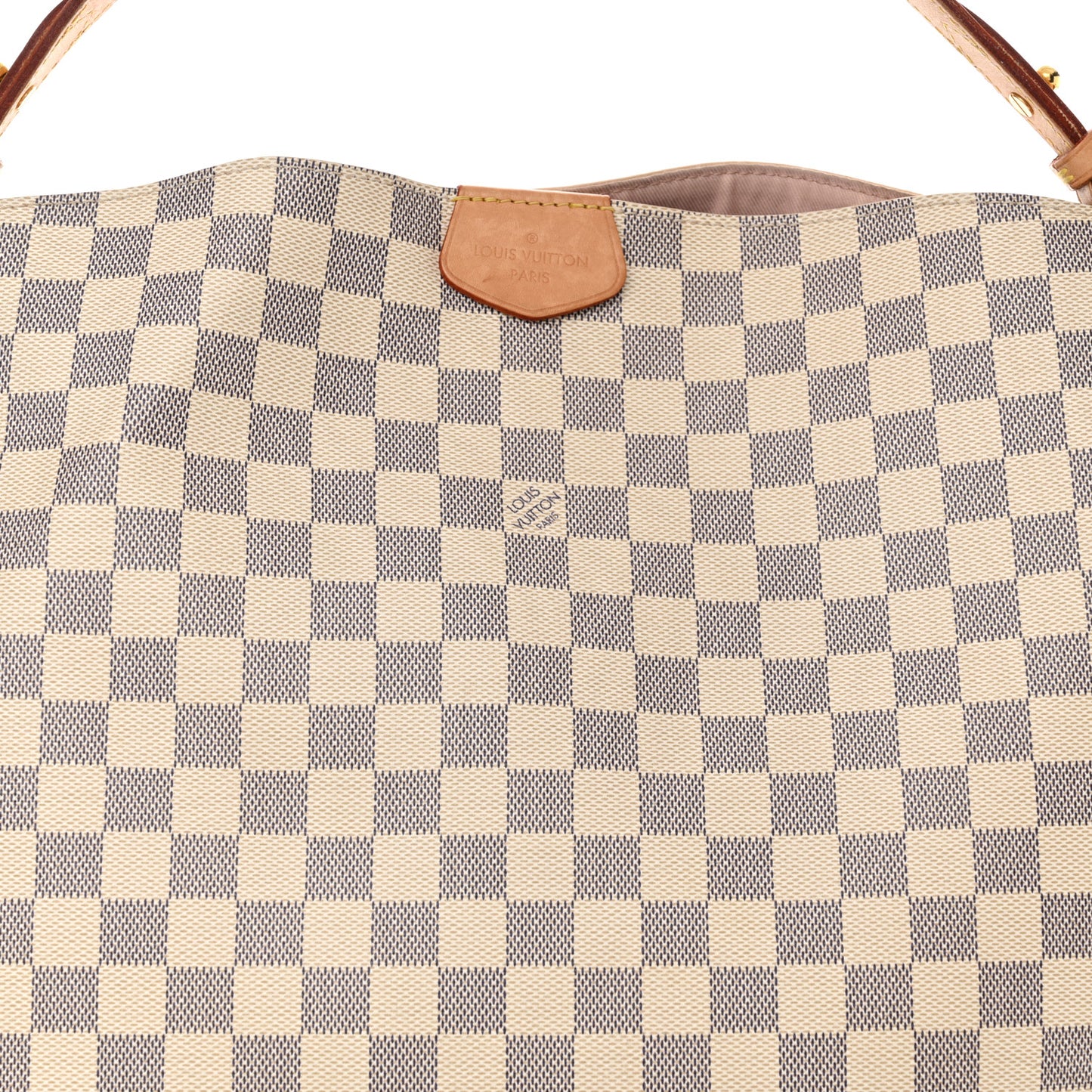 Damier Azur Graceful MM Rose Ballerine