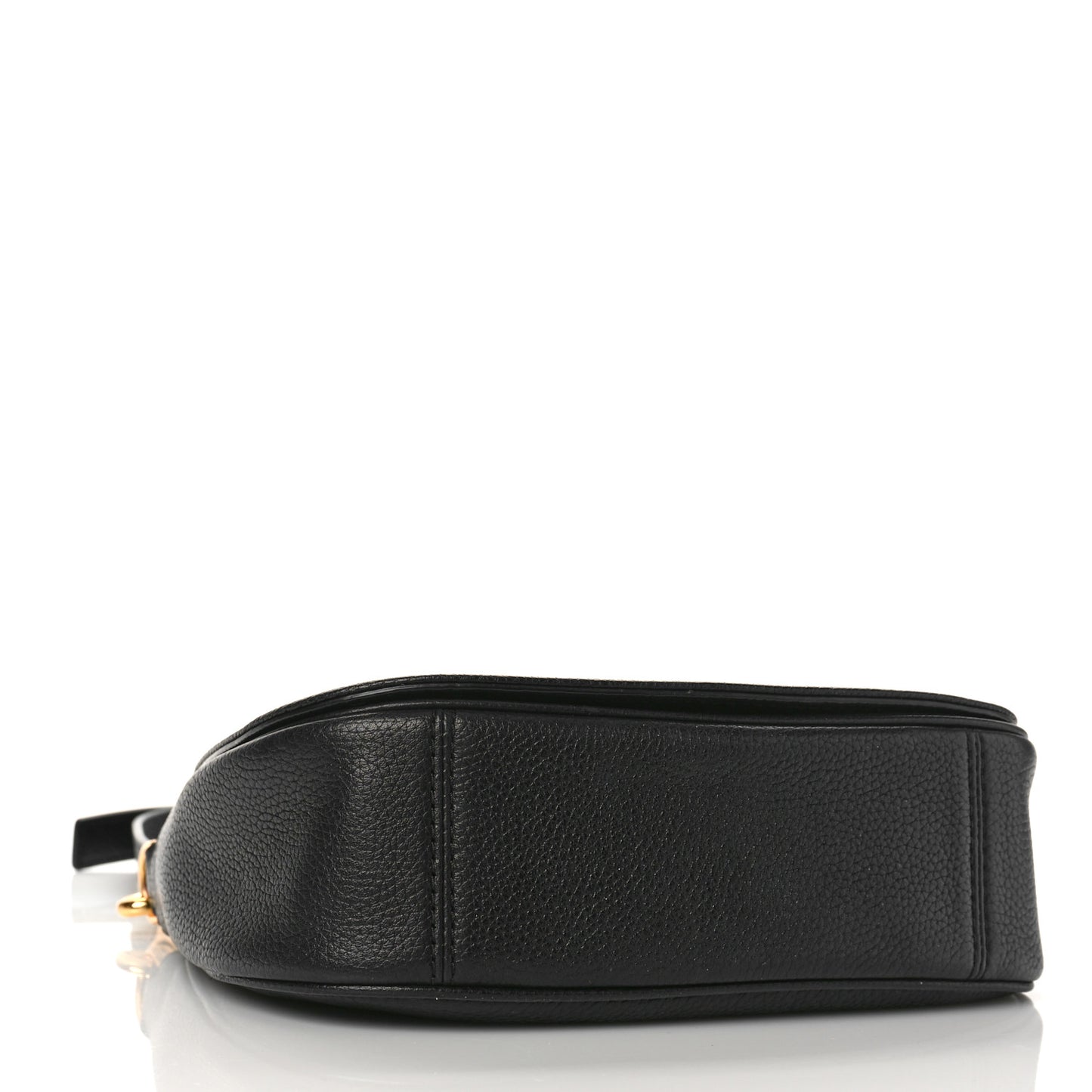 Calfskin Empire City Messenger Crossbody Black