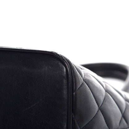 Chanel Lambskin Quilted Medallion Tote Black 13 of 14