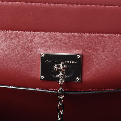 Proenza Schouler Calfskin Medium Hava Top Handle Bag Midnight Plum 8 of 9