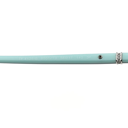 Tiffany Acetate Metal Cat Eye Sunglasses TF4134 Black Blue 6 of 8