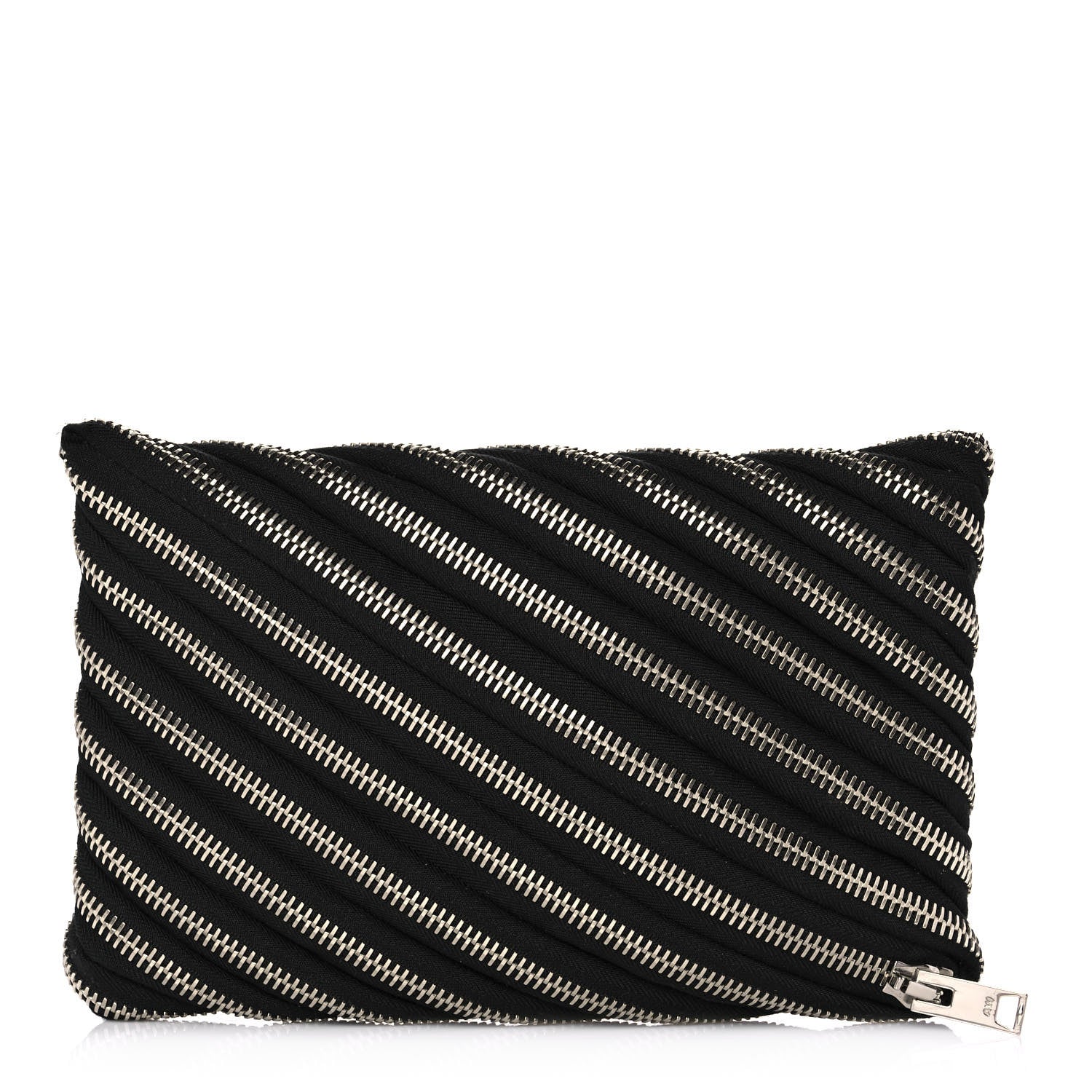 Alexander Wang Metal Nylon Zipper Clutch Black 1 of 12