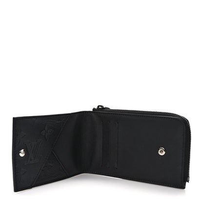 Louis Vuitton Calfskin Monogram Shadow Hybrid Wallet Black 6 of 7