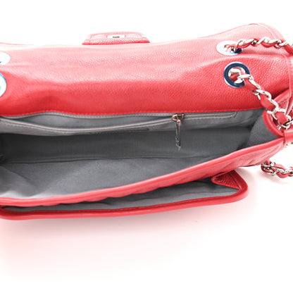 Chanel Caviar Quilted Medium French Riviera Flap Red 4 of 7