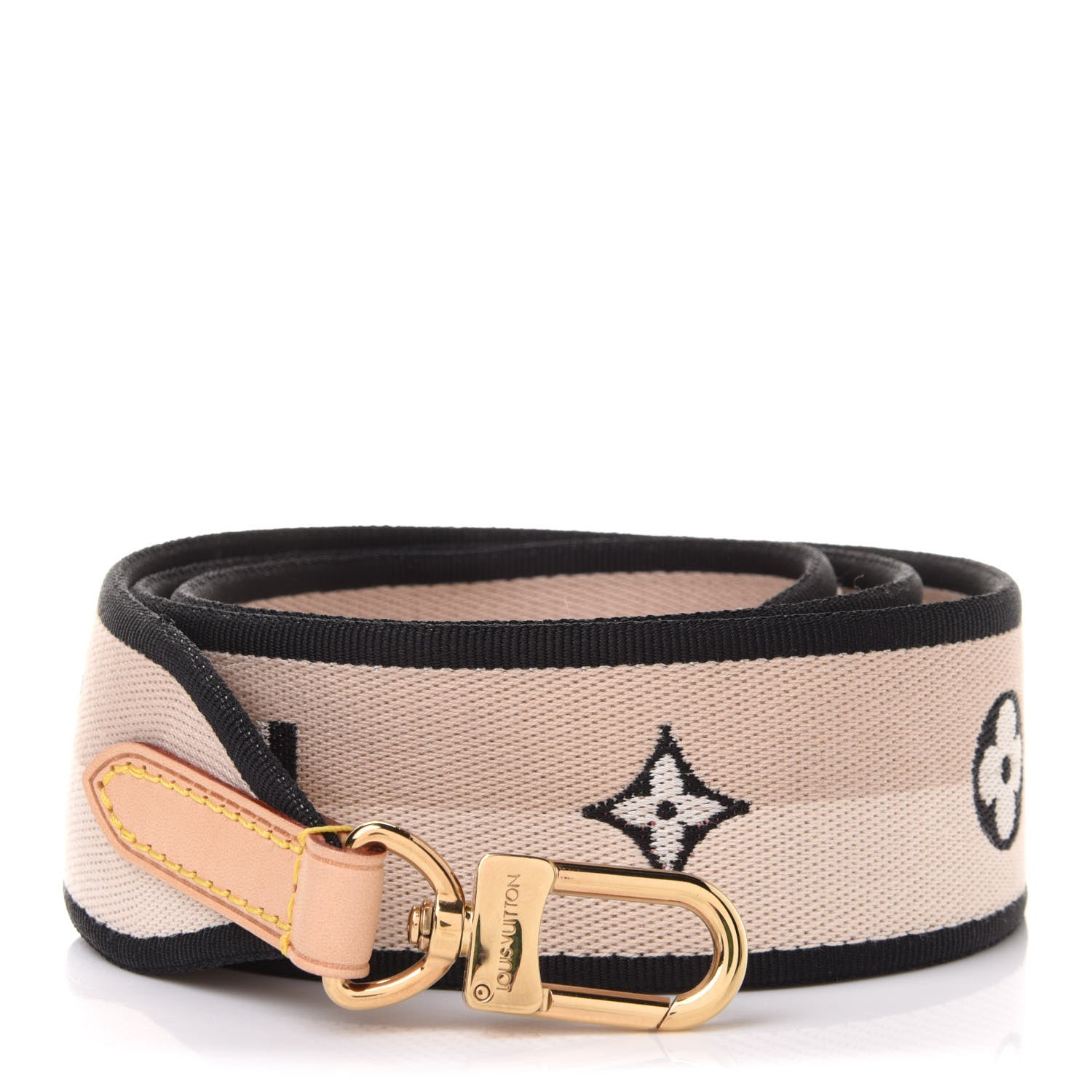 Louis Vuitton Jacquard Speedy Bandouliere 20 Shoulder Strap Black 1 of 3