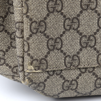 Gucci GG Plus Monogram Messenger Diaper Bag Dark Brown 12 of 16