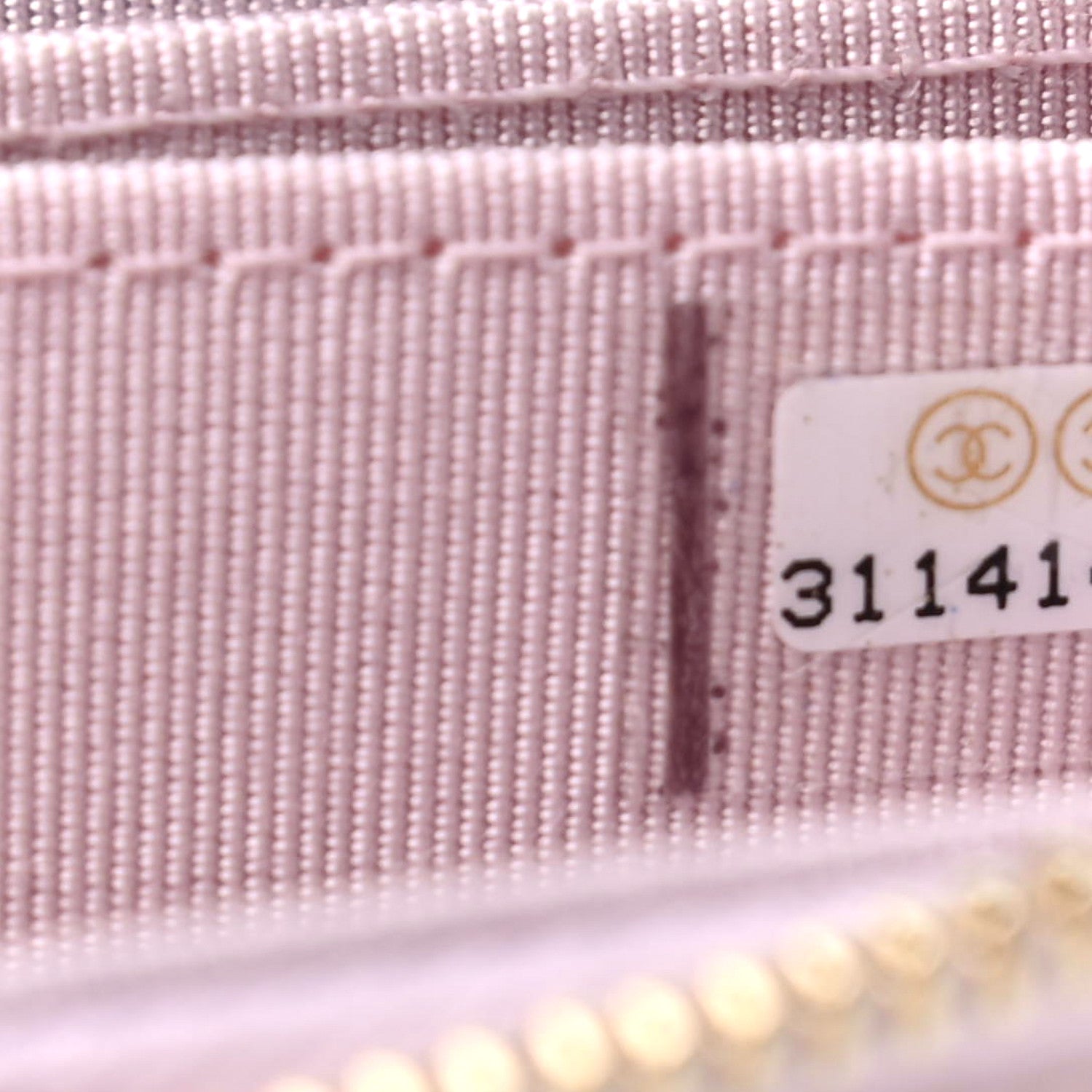 Chanel Caviar Quilted Zip Coin Purse Light Pink 7 of 8