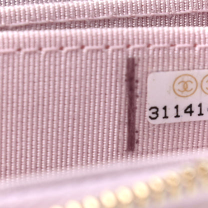 Chanel Caviar Quilted Zip Coin Purse Light Pink 7 of 8