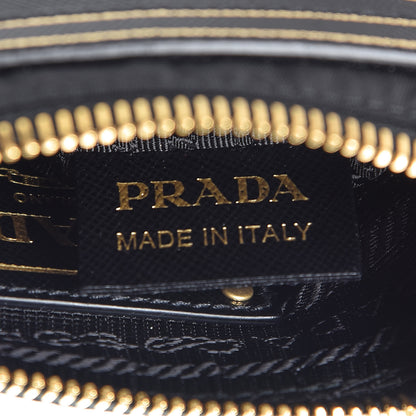 Prada Tessuto Nylon Logo Small Crossbody Bag Black 7 of 10