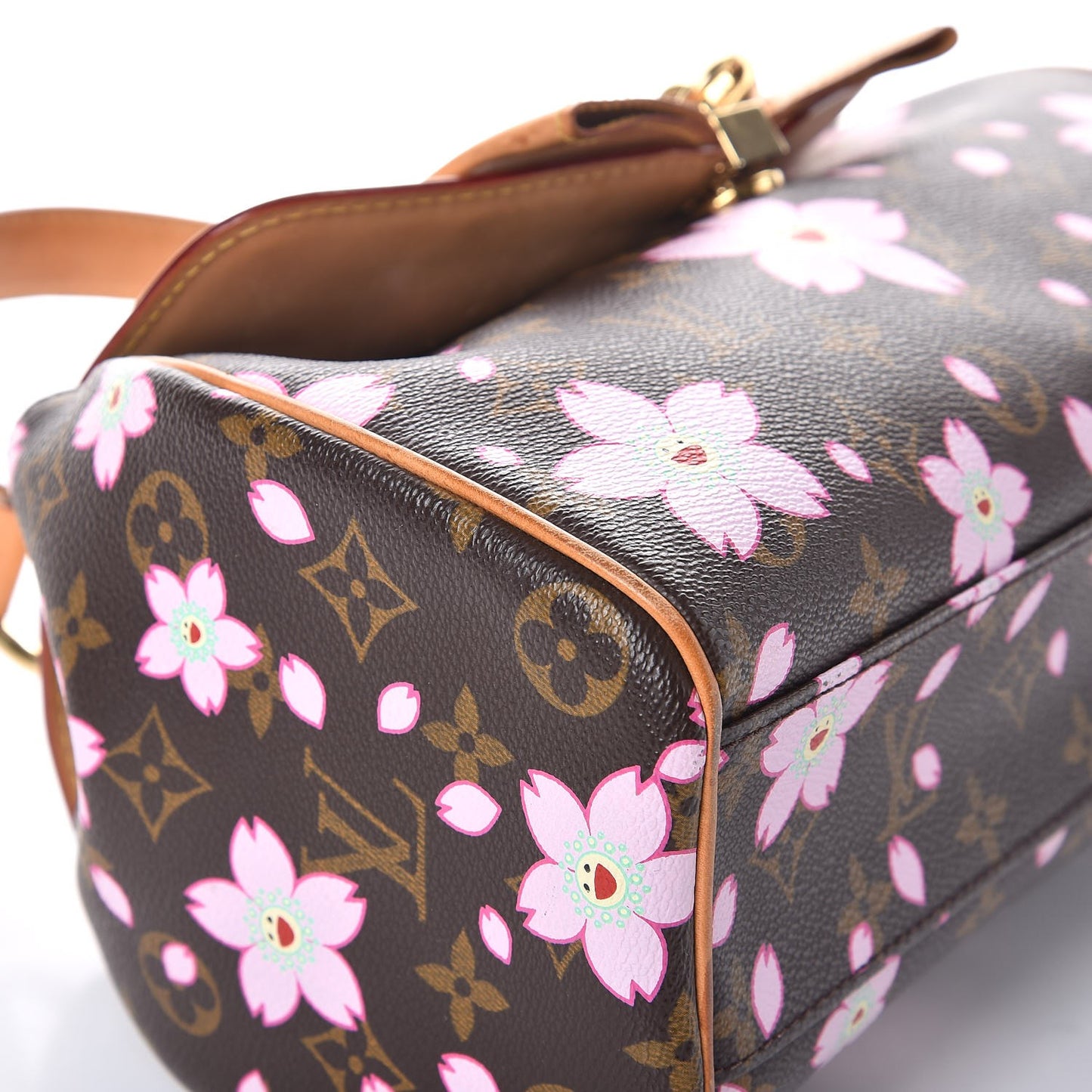 Monogram Cherry Blossom Sac Retro Bag Brown