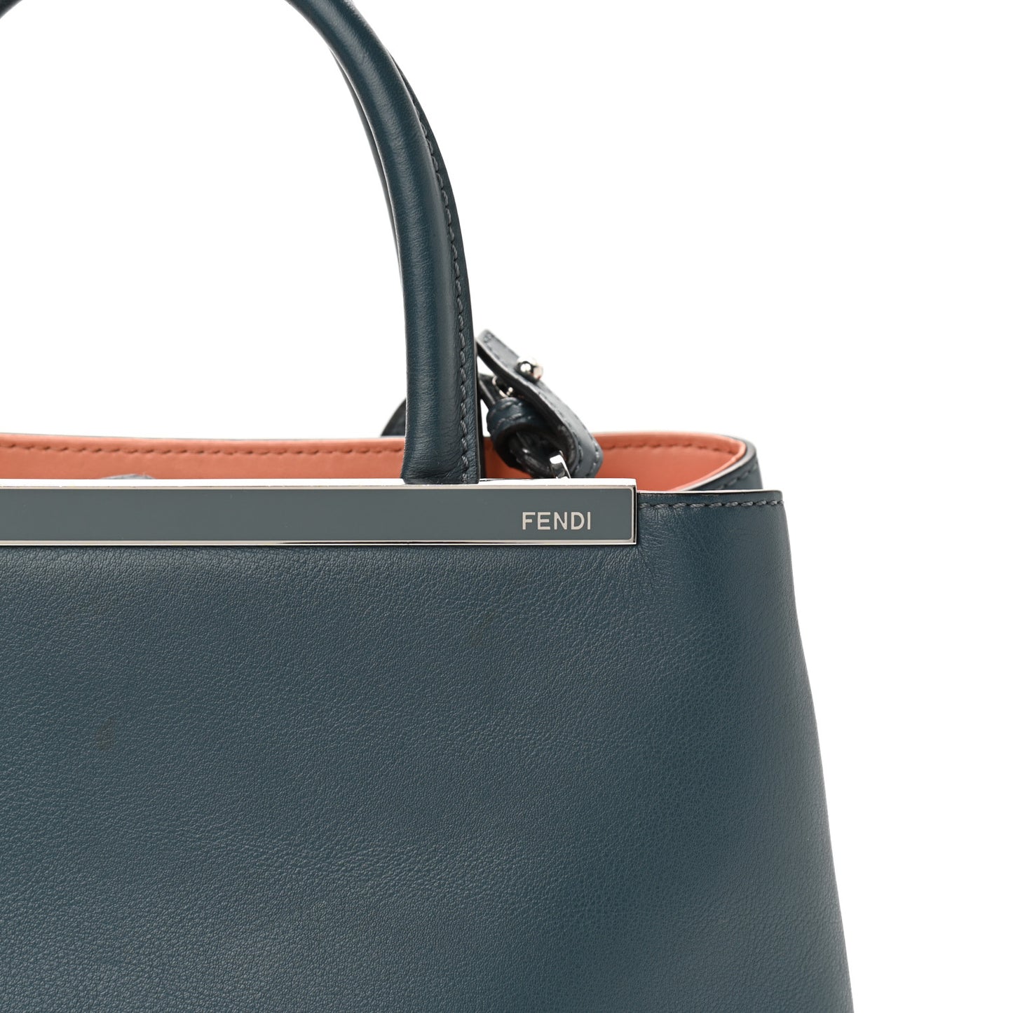 Vitello Dolce Century Petite 2Jours Tote Pavone Albicocca