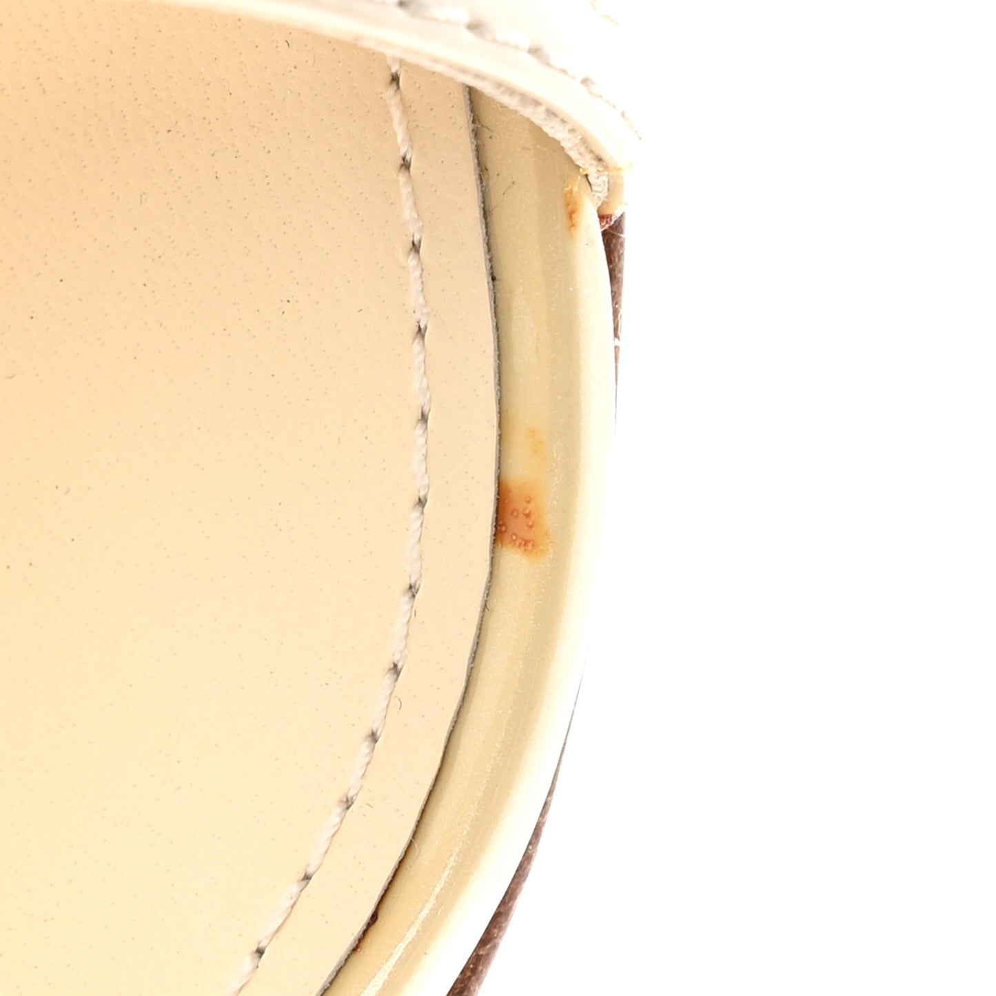 Patent Crystal CC Sandals 41 Beige Clair