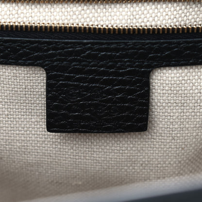 Gucci Dollar Calfskin Large Soho Top Handle Satchel Black 5 of 8