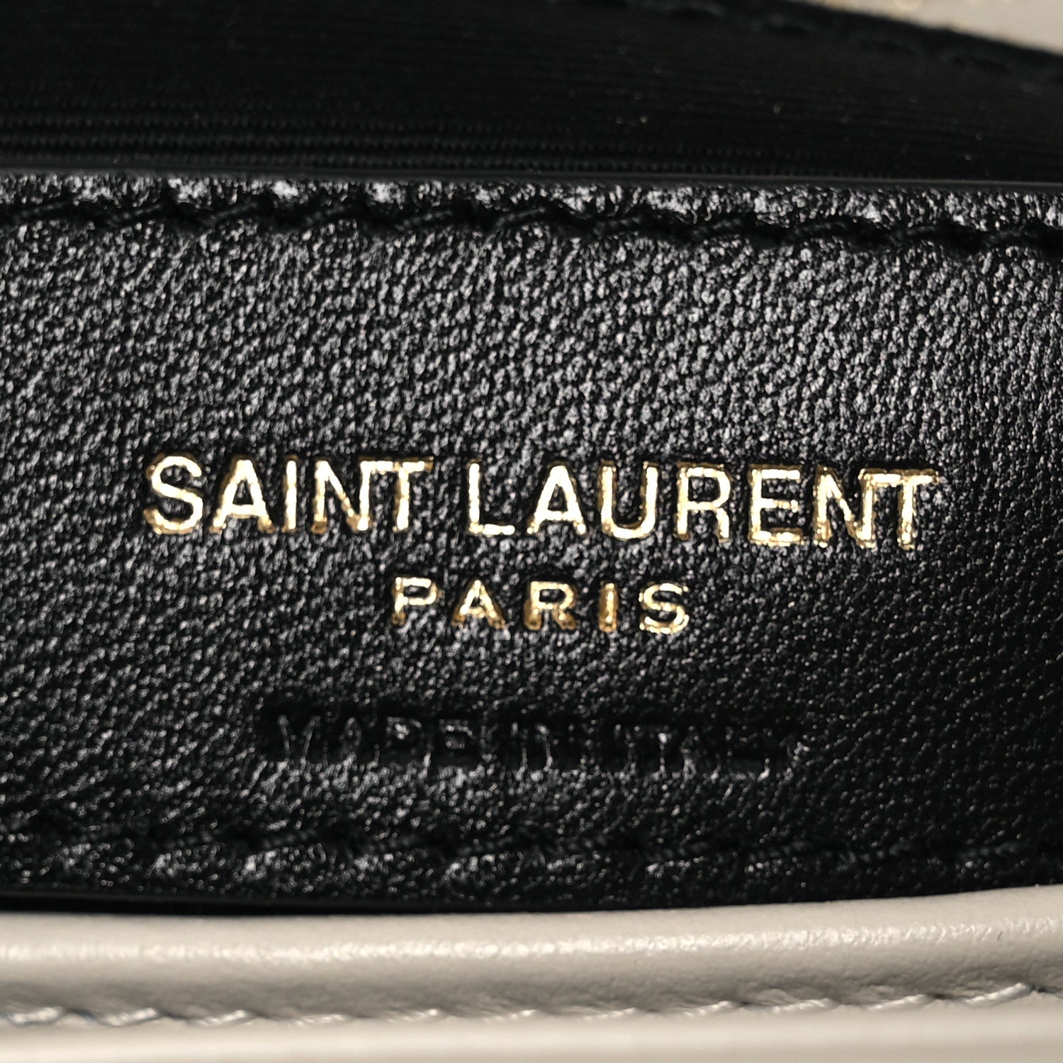 Saint Laurent Calfskin Y Quilted Monogram Toy Loulou Crossbody Bag Blanc Vintage 7 of 13