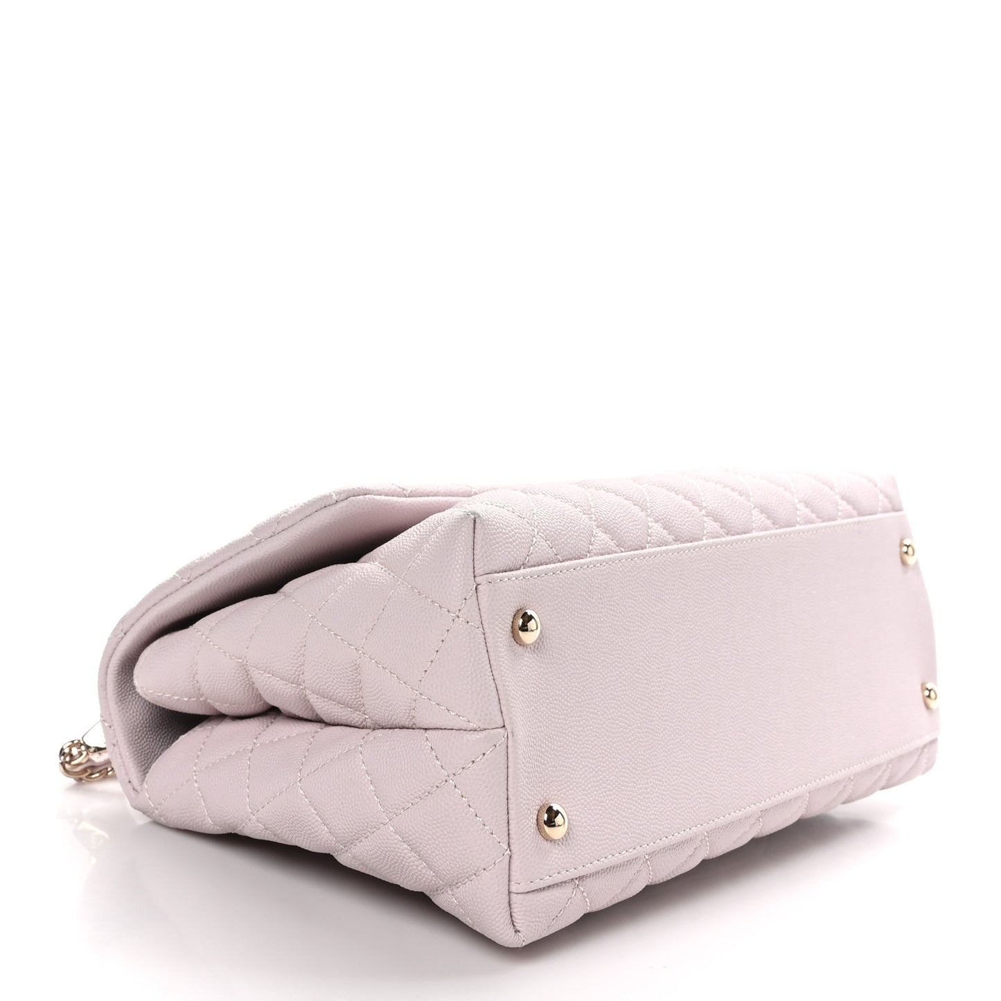 Caviar Quilted Small Coco Handle Flap Lilas Lilac