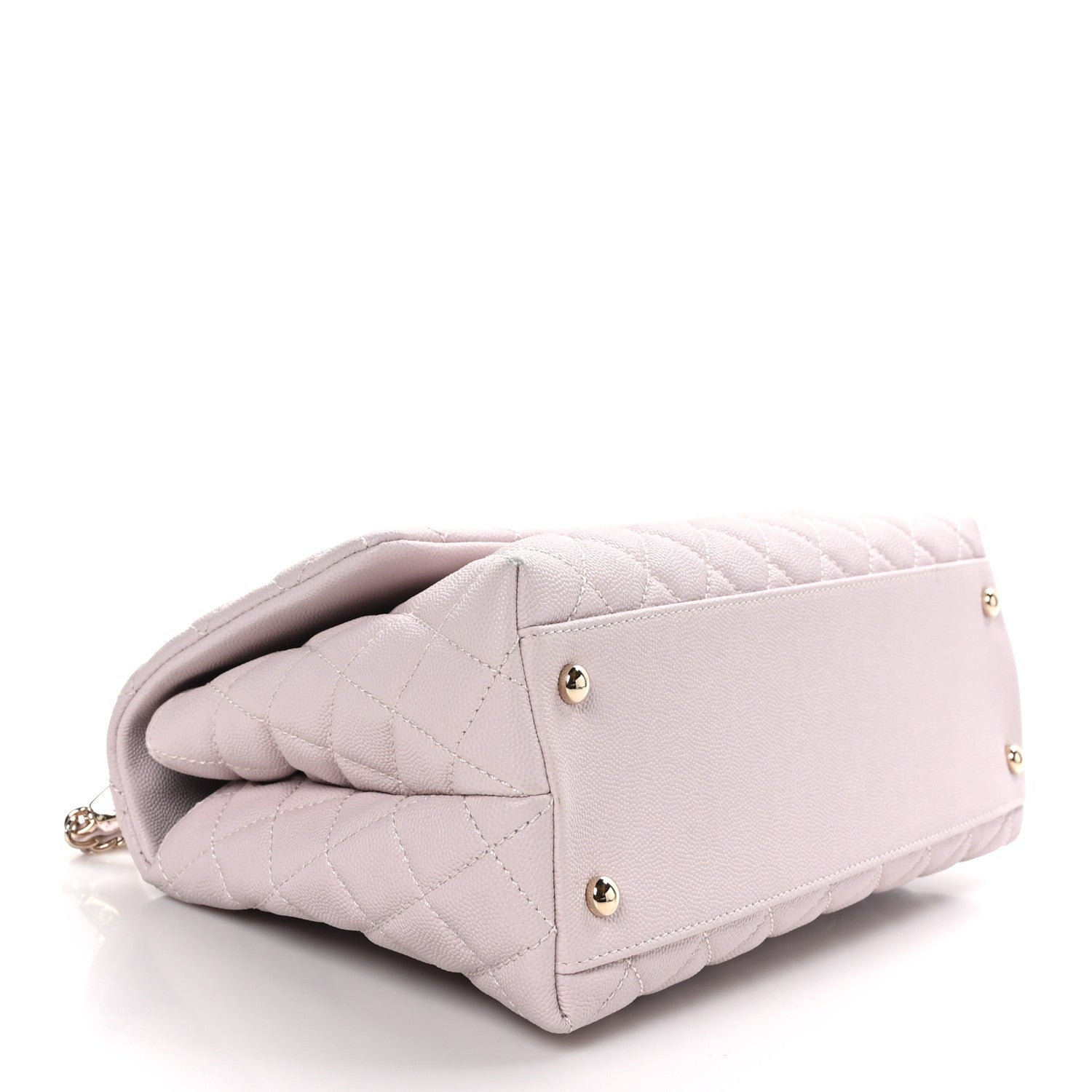 Chanel Caviar Quilted Small Coco Handle Flap Lilas Lilac 4 of 11