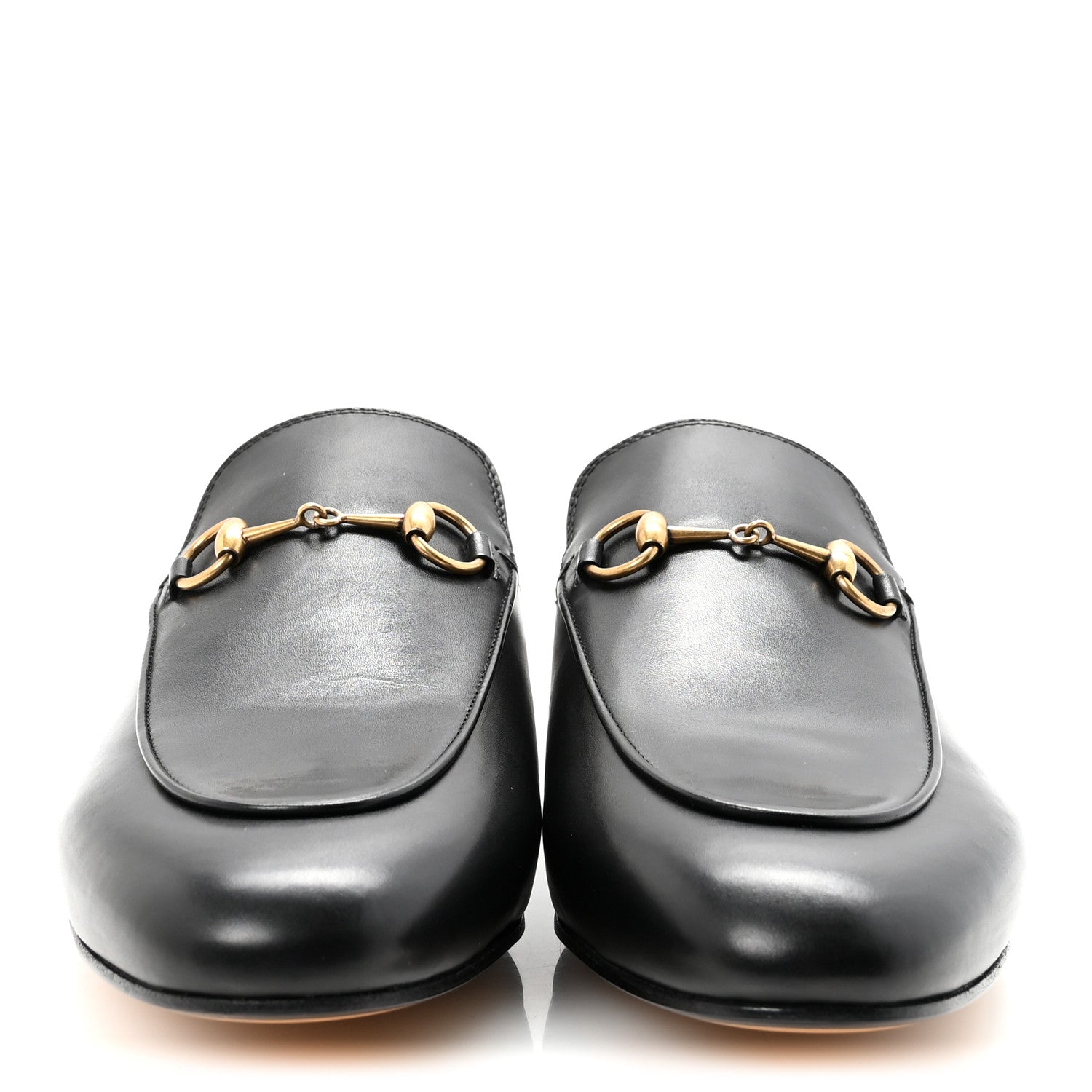 Gucci Calfskin Womens Princetown Slippers 40.5 Black 3 of 10