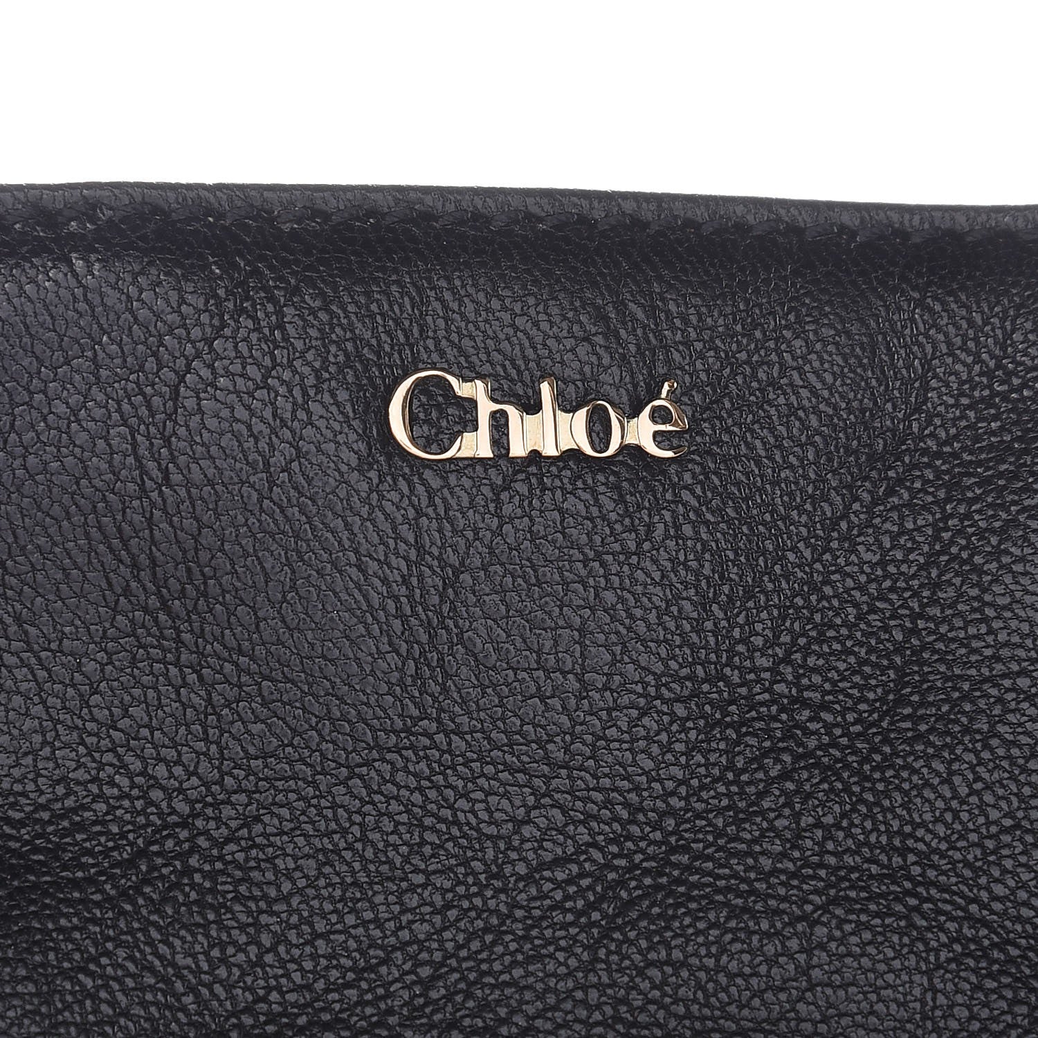 Chloe Calfskin Crystal Tassel Flap Bag Black 8 of 8