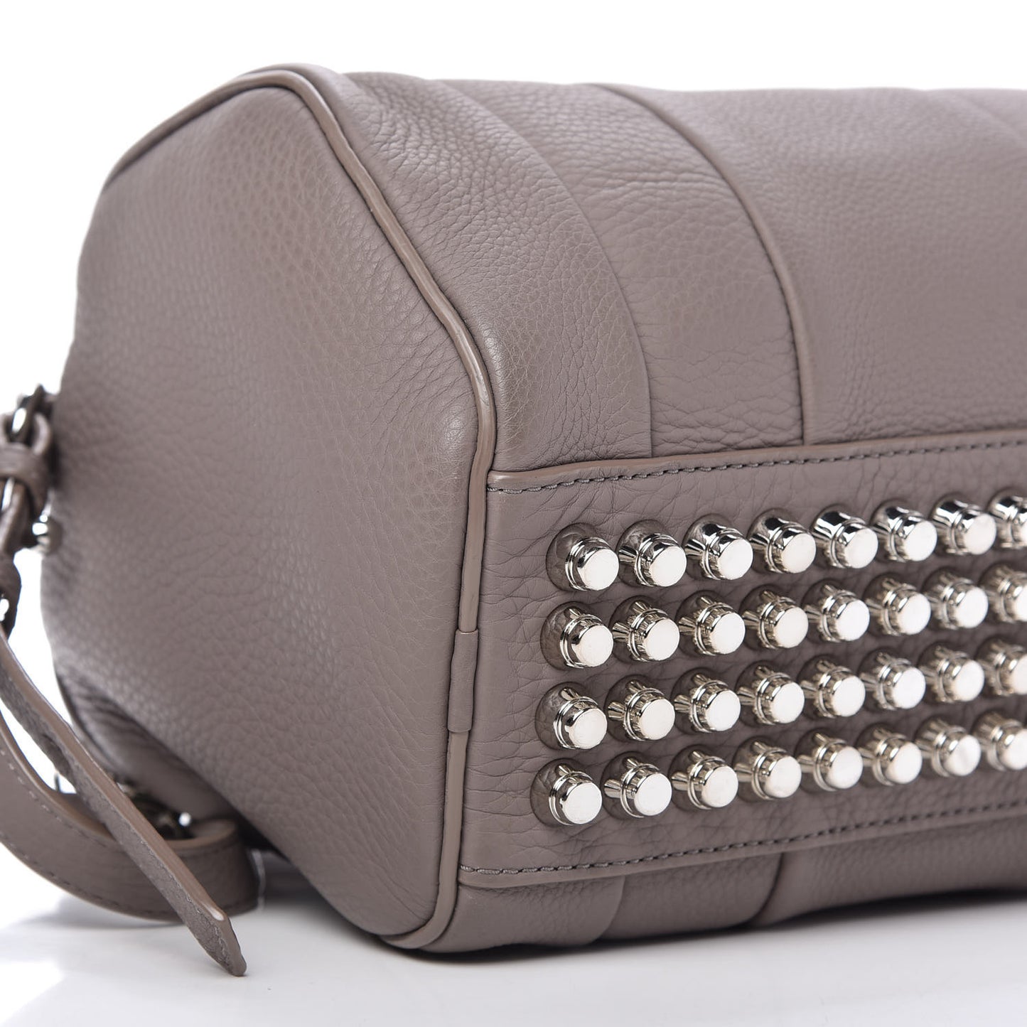 Pebbled Lambskin Rockie Mink Silver Hardware