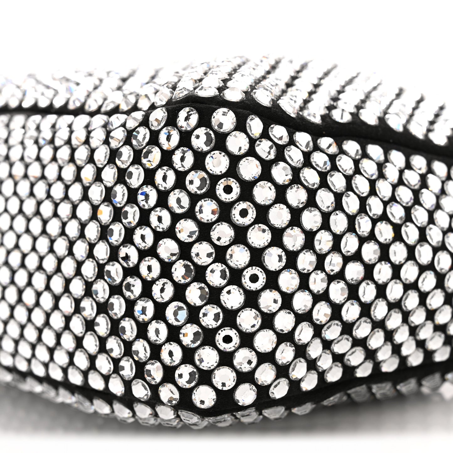 Satin Crystal Mini Re-Edition 2000 Bag Cristal