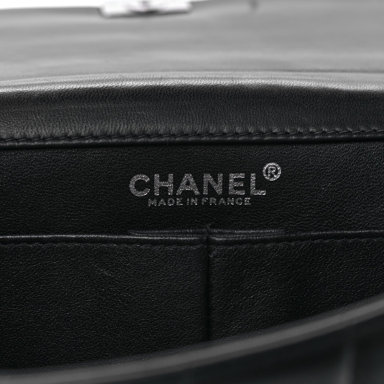 Chanel Lambskin Chocolate Bar Flap Black 7 of 11