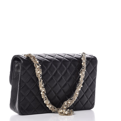 Chanel Lambskin Quilted Medium Westminster Pearl Flap Black 3 of 7