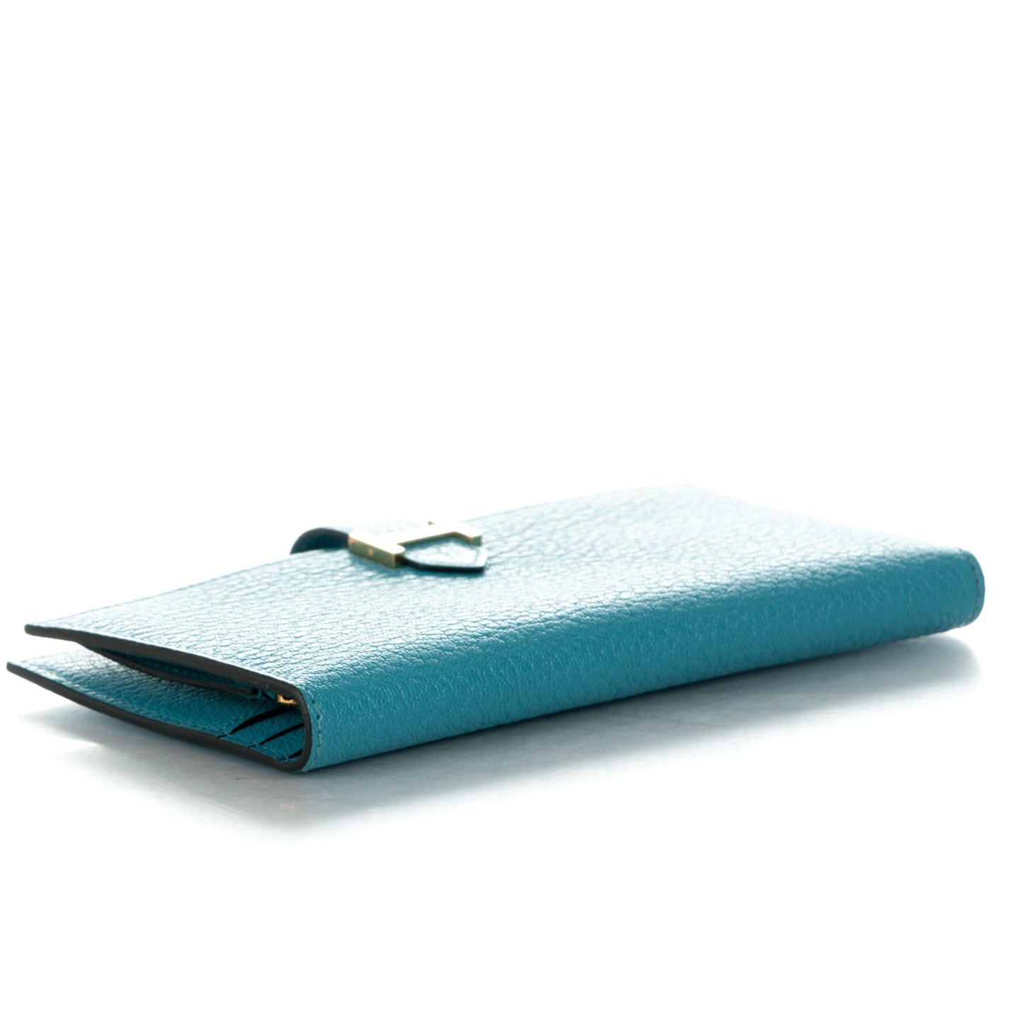 Chevre Mysore Bearn Wallet Turquoise