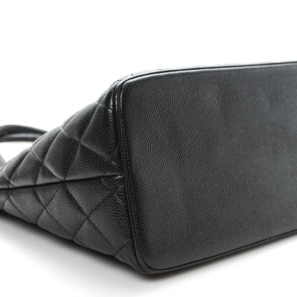 Chanel Caviar Quilted Medallion Tote Black 9 of 10