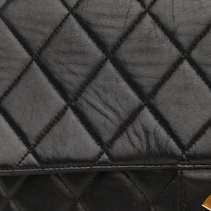 Chanel Lambskin Quilted XL Jumbo Single Flap Black 30 of 33